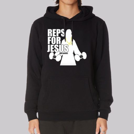 Vintage Gym Reps for Jesus Hoodie