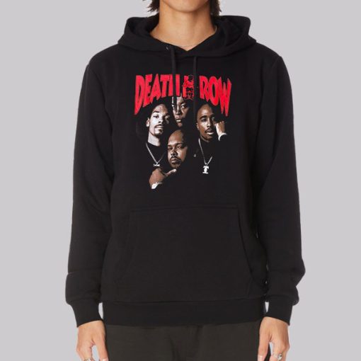 Vintage Hip Hop Rapper Death Row Hoodie