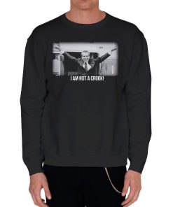 Vintage I Am Not a Crook Meme Hoodie
