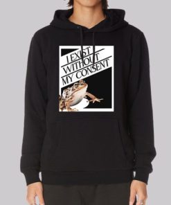 Vintage I Exist Without My Consent Hoodie 4