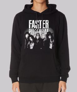 Vintage Inspired Faster Pussycat Hoodie Vintage Inspired Faster Pussycat Hoodie