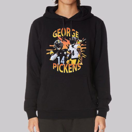 Vintage Inspired George Pickens Hoodie