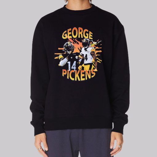 Vintage Inspired George Pickens Hoodie