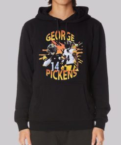 Vintage Inspired George Pickens Hoodie 3 Vintage Inspired George Pickens Hoodie 4
