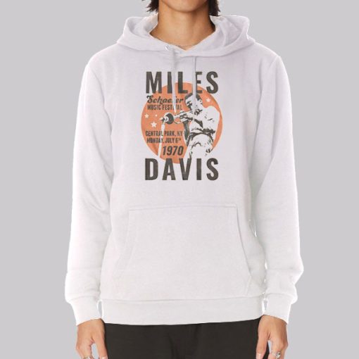 Vintage Jazz Music Miles Davis Hoodie