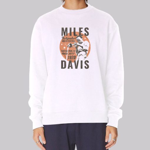 Vintage Jazz Music Miles Davis Hoodie