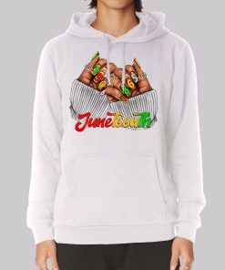 Vintage Juneteenth 1865 Nails Hoodie Vintage Juneteenth 1865 Nails Hoodie