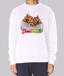 Vintage Juneteenth 1865 Nails Hoodie