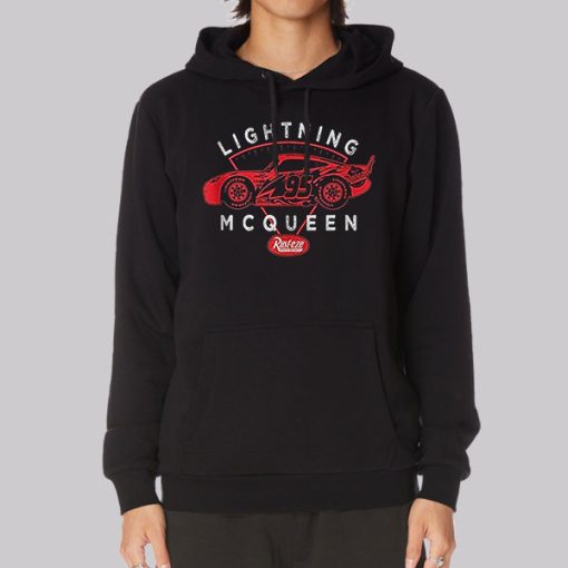 Vintage Lightning Mcqueen Hoodie