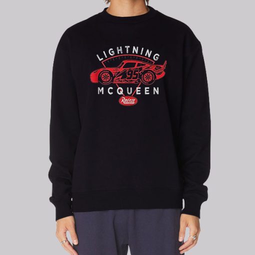 Vintage Lightning Mcqueen Hoodie