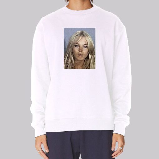 Vintage Lindsay Lohan Mugshot Hoodie