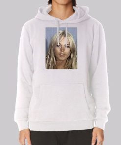 Vintage Lindsay Lohan Mugshot Hoodie 4