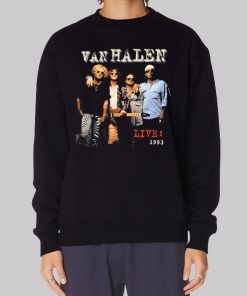 Vintage Live 1993 Van Halen Hoodie