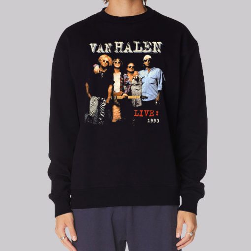 Vintage Live 1993 Van Halen Hoodie