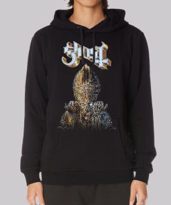 Vintage Logo Merch Ghost Hoodie