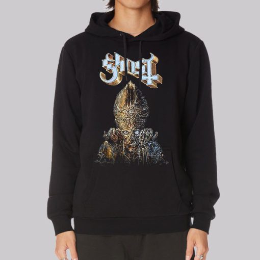 Vintage Logo Merch Ghost Hoodie