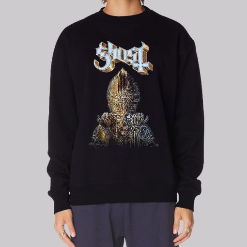 Vintage Logo Merch Ghost Hoodie