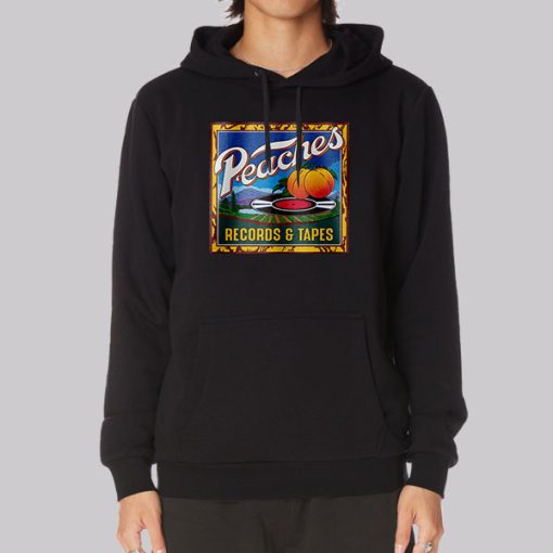 Vintage Logo Records and Tape Peaches Hoodie