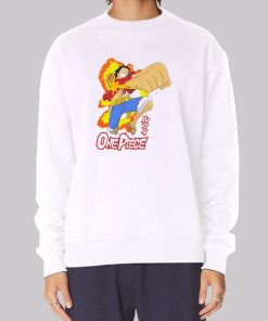 Vintage Luffy Anime One Piece Hoodie