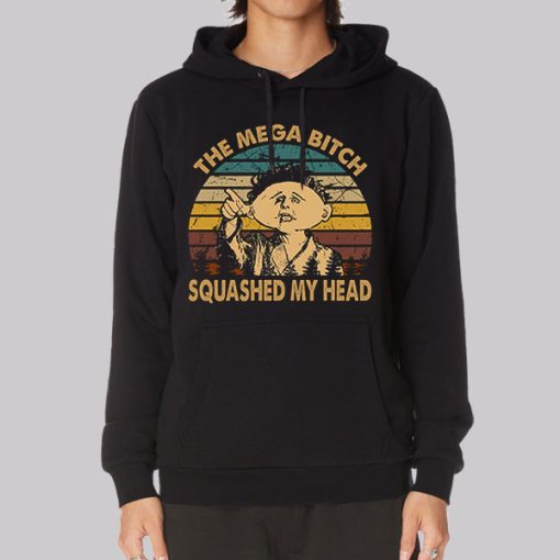 Vintage Mega Bitch Squashed My Head Hoodie