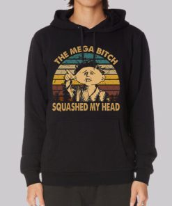 Vintage Mega Bitch Squashed My Head Hoodie 4