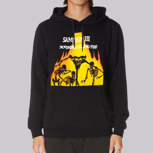 Vintage November Coming Fire Samhain Hoodie