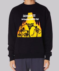 Vintage November Coming Fire Samhain Hoodie
