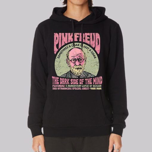 Vintage Parody Pink Freud Hoodie