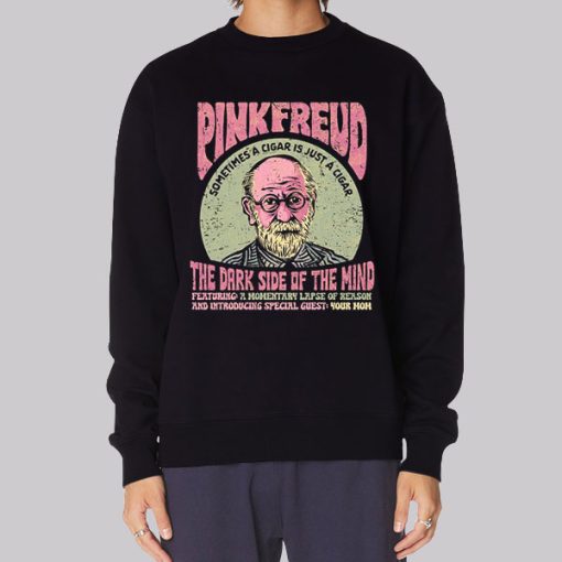 Vintage Parody Pink Freud Hoodie