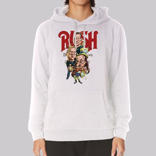 Vintage Parody Rush Band Hoodie