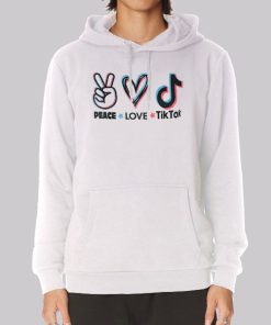Vintage Peace Love Tiktok Hoodie Vintage Peace Love Tiktok Hoodie