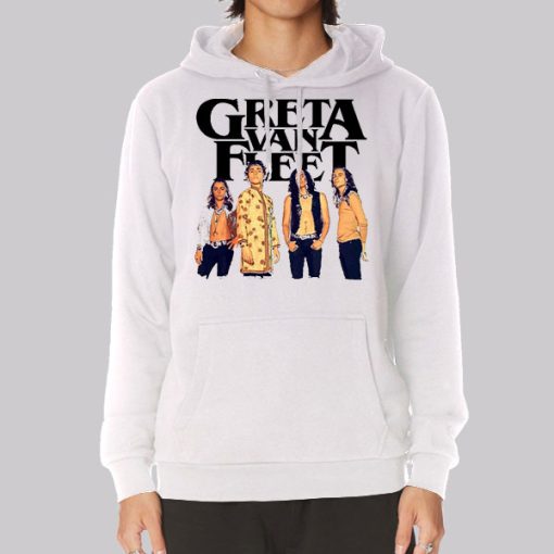 Vintage Photo Greta Van Fleet Hoodie