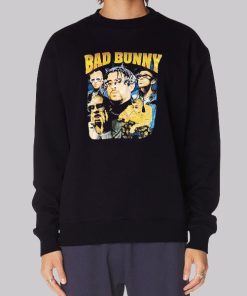 Vintage Portrait Bad Bunny Concert Hoodie
