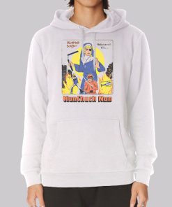 Vintage Poster Nunchuck Nun Hoodie Vintage Poster Nunchuck Nun Hoodie