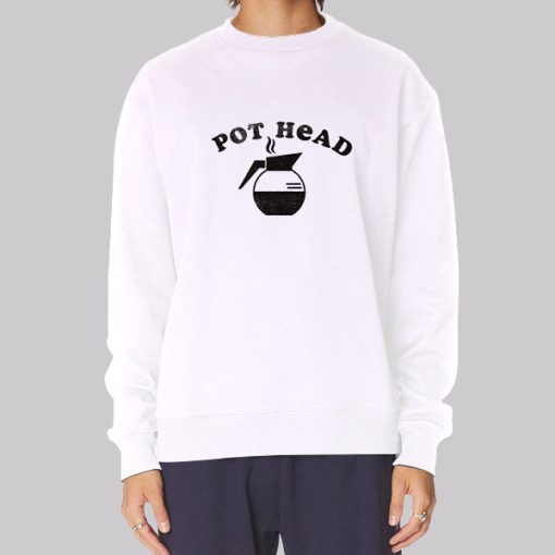 Vintage Pot Head Pothead Coffee Hoodie