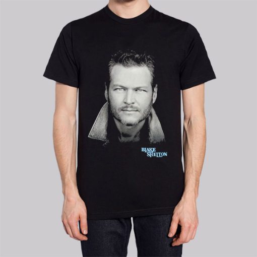 Vintage Potrait Blake Shelton Hoodie