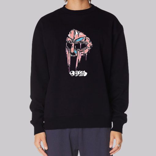 Vintage Printed Mf Doom Hoodie