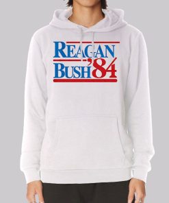 Vintage Reagan Bush 84 Hoodie Vintage Reagan Bush 84 Hoodie