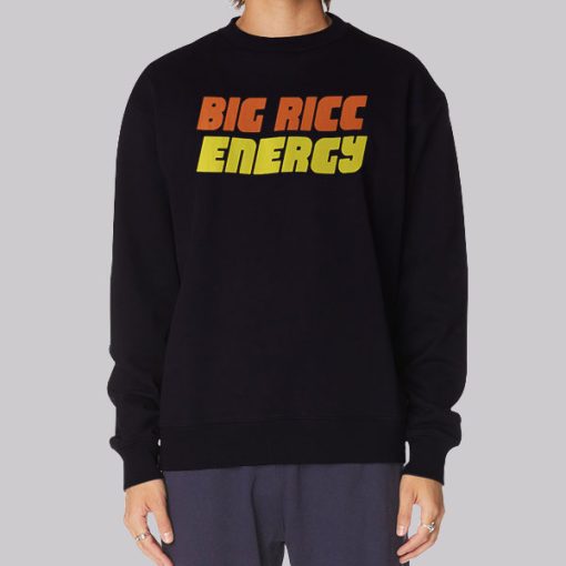 Vintage Retro Big Ric Energy Hoodie