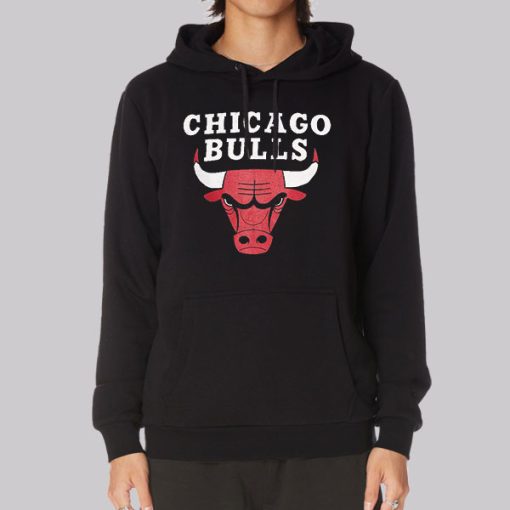 Vintage Retro Chicago Bulls Hoodie