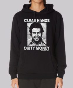 Vintage Retro Dirty Hands Clean Money Hoodie 4