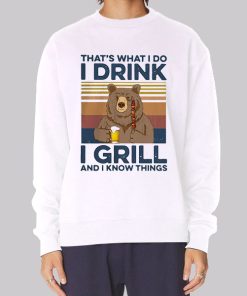 Vintage Retro Flatface Bear Hoodie