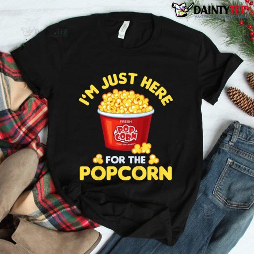 Vintage Retro Funny Popcorn Shirt