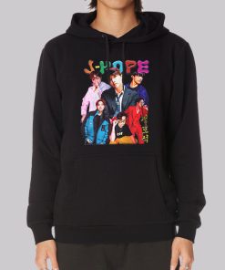 Vintage Retro Kpop J-Hope Bts Images Hoodie