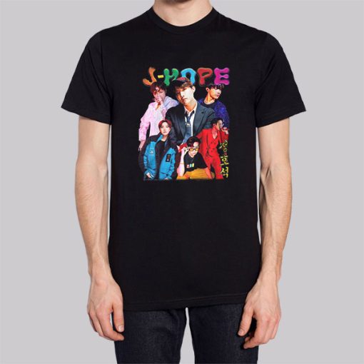 Vintage Retro Kpop J-Hope Bts Images Hoodie