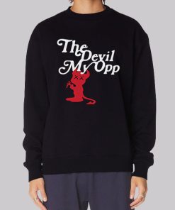 Vintage Retro the Devil My Opp Hoodie