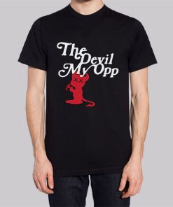 Vintage Retro the Devil My Opp Hoodie 3