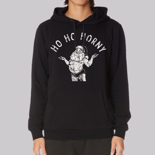 Vintage Santa Claus Ho Ho Horny Hoodie