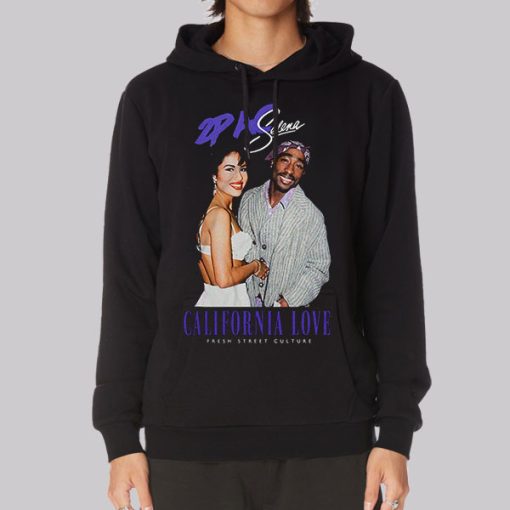 Vintage Selena Quintanilla and Tupac Hoodie