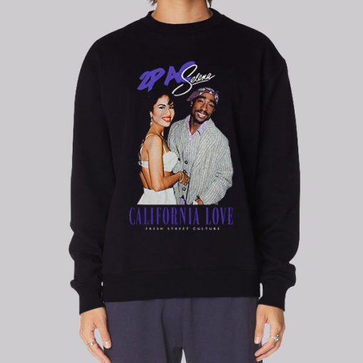 Vintage Selena Quintanilla and Tupac Hoodie